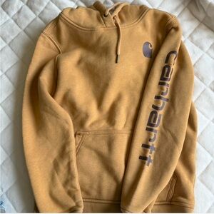Carhartt burnt yellow Fleece-Lined Hoodie